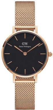 Hodinky Daniel Wellington Petite 28 Melrose dámske, ružová farba