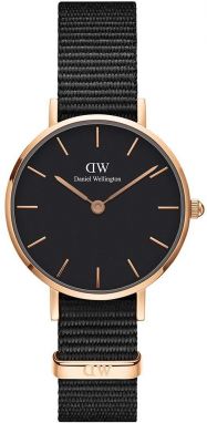 Hodinky Daniel Wellington Petite 28 Cornwall dámske, ružová farba
