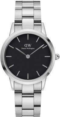 Hodinky Daniel Wellington Iconic Link dámske, strieborná farba