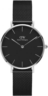 Hodinky Daniel Wellington Petite 32 Ashfield dámske, strieborná farba