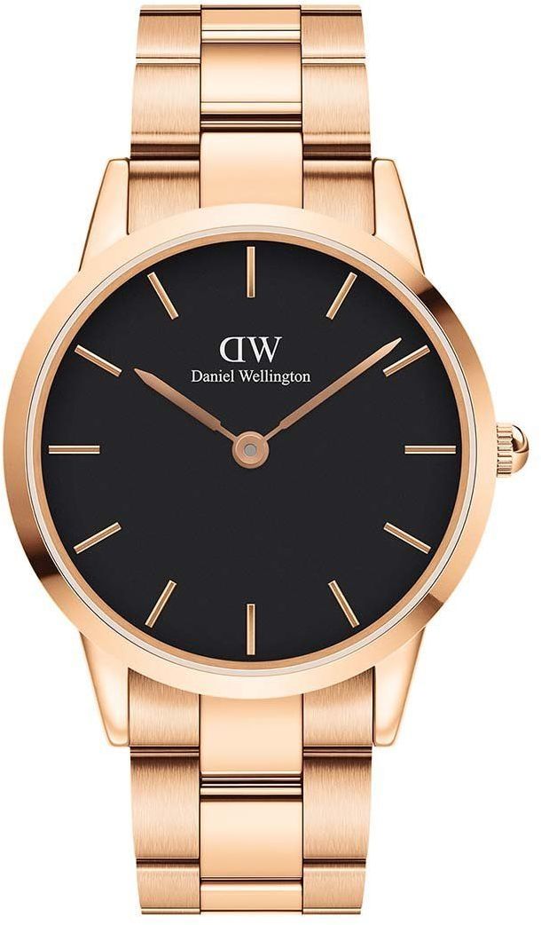 Hodinky Daniel Wellington Iconic Link 40 pánske, ružová farba