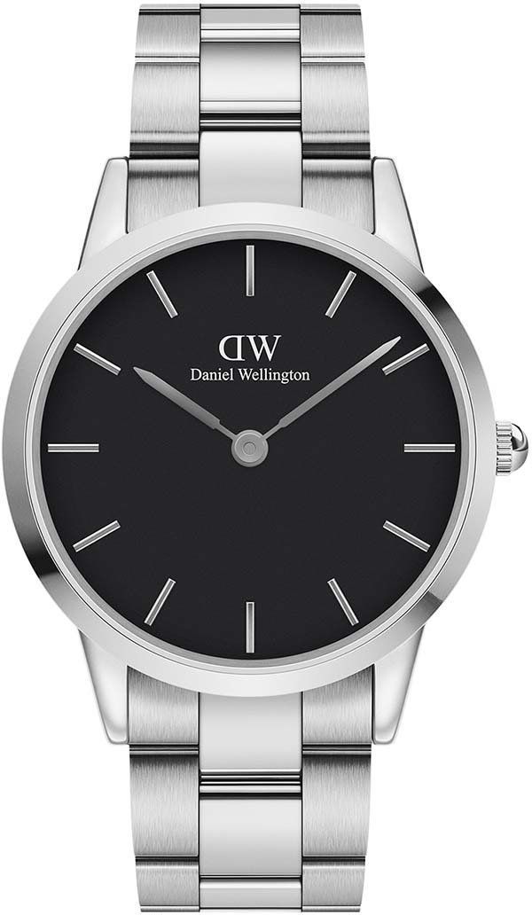 Hodinky Daniel Wellington Iconic Link 40 pánske, strieborná farba