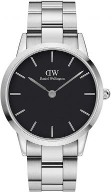 Hodinky Daniel Wellington Iconic Link 40 pánske, strieborná farba