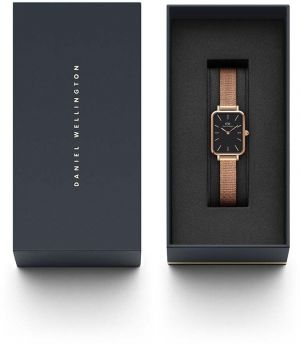 Hodinky Daniel Wellington Quadro Pressed dámske, ružová farba