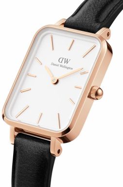 Hodinky Daniel Wellington Quadro Pressed dámske, ružová farba