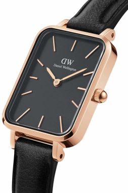 Hodinky Daniel Wellington Quadro Pressed dámske, ružová farba