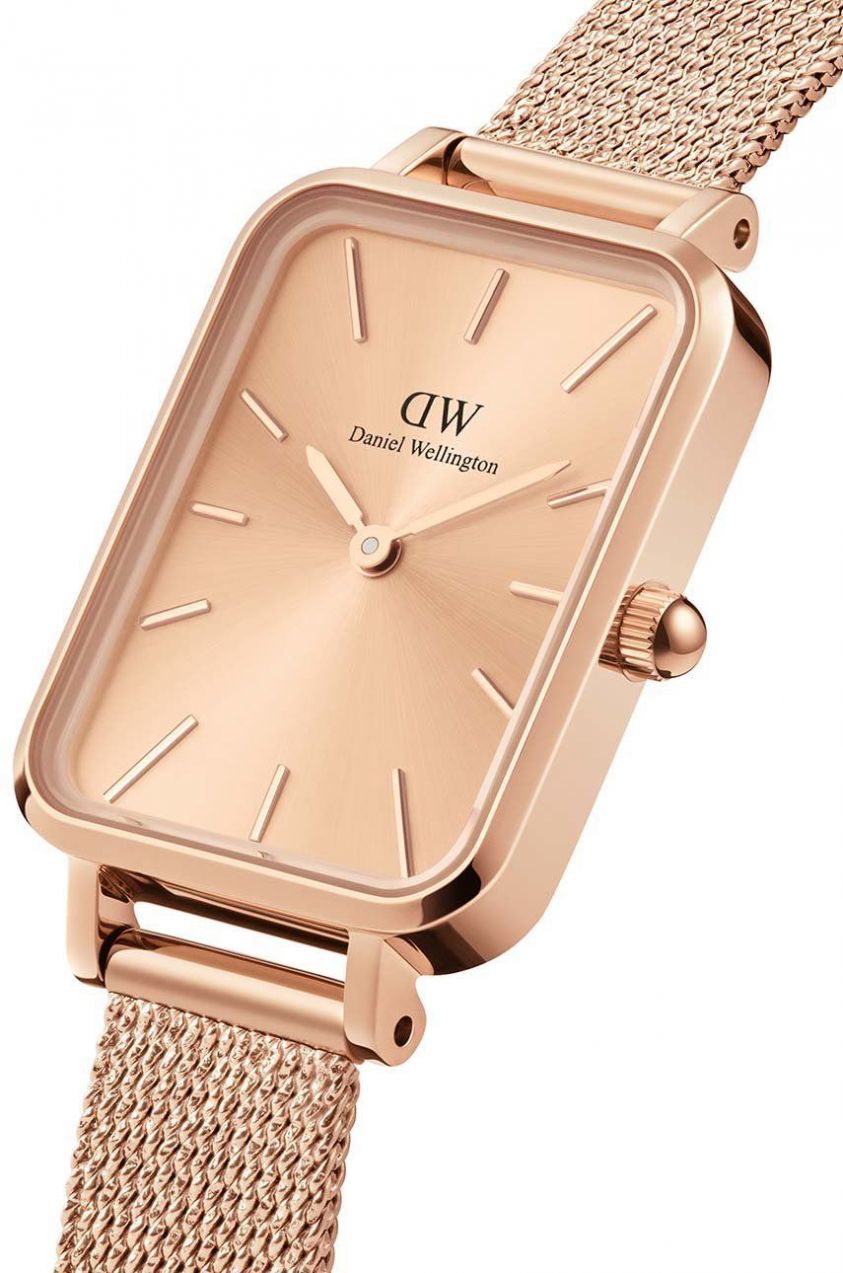 Hodinky Daniel Wellington Quadro 20x26 dámske, ružová farba
