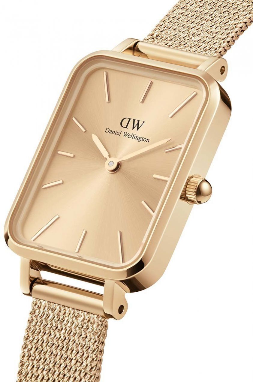 Hodinky Daniel Wellington Quadro 20x26 dámske, zlatá farba