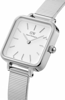 Hodinky Daniel Wellington Quadro Studio dámske, strieborná farba