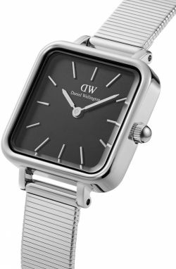 Hodinky Daniel Wellington Quadro Studio dámske, strieborná farba