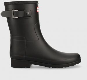 Gumáky Hunter Refined Short dámske, čierna farba, WFS2200RMA