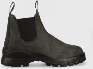 Semišové topánky chelsea Blundstone 2238 pánske, čierna farba