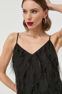Blúzka Marciano Guess Great Gatsby čierna farba