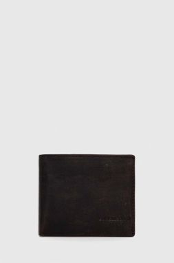 Kožená peňaženka Strellson pánsky, hnedá farba