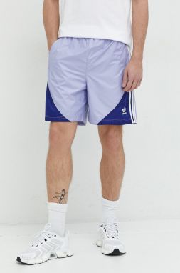 Šortky adidas Originals pánske, fialová farba