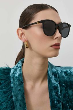 Slnečné okuliare Gucci GG1180SK dámske, čierna farba