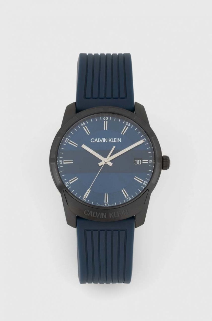 Hodinky Calvin Klein K8R114VN pánske, tmavomodrá farba