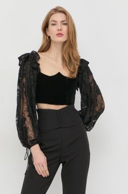 Top For Love & Lemons dámska, čierna farba