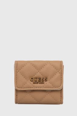 Peňaženka Guess dámsky, béžová farba