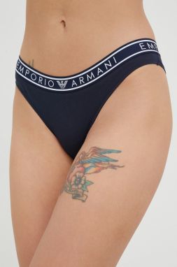 Nohavičky Emporio Armani Underwear 2-pak tmavomodrá farba
