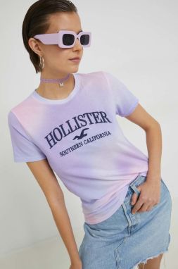 Tričko Hollister Co. dámsky, ružová farba