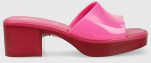Šľapky Melissa MELISSA SHAPE AD dámske, ružová farba, na podpätku, M.32955.AG076