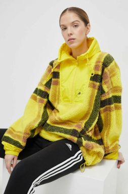 Športová mikina adidas by Stella McCartney žltá farba