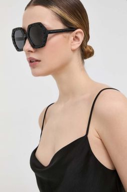 Slnečné okuliare Philipp Plein dámske, čierna farba