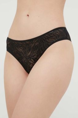 Nohavičky Calvin Klein Underwear čierna farba