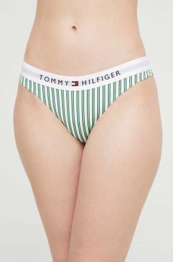Plavkové nohavičky Tommy Hilfiger zelená farba