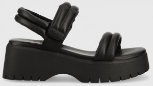 Sandále Aldo Mcguire dámske, čierna farba, na platforme, 13568590.Mcguire