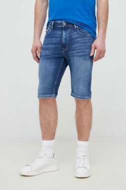 Rifľové krátke nohavice Pepe Jeans Jack pánske