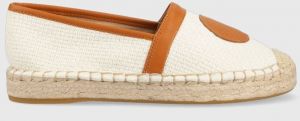 Espadrilky Karl Lagerfeld KAMINI DUO béžová farba, KL81160