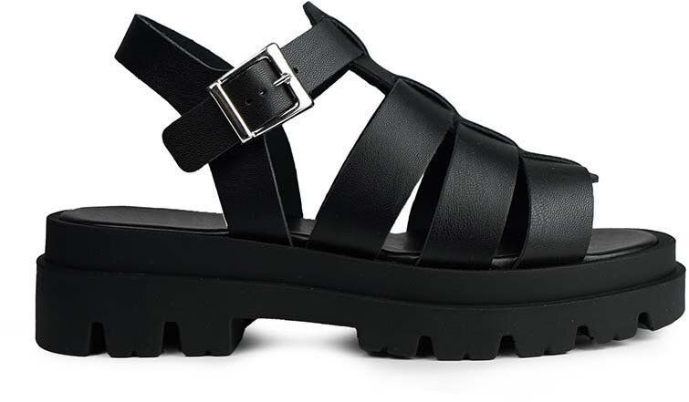Sandále Altercore Elio dámske, čierna farba, na platforme, Elio