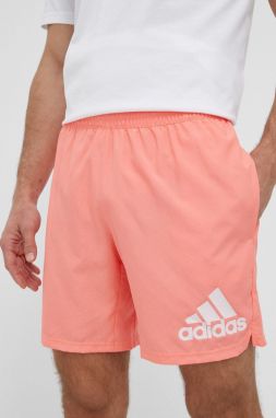 Bežecké šortky adidas Performance Run It oranžová farba