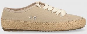 Espadrilky Emu Australia Agonis Organic béžová farba, W12883.ALMO