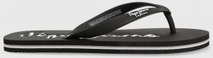 Žabky Pepe Jeans BAY BEACH pánske, čierna farba, PMS70128,