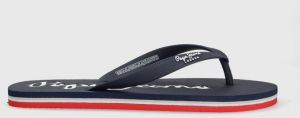 Žabky Pepe Jeans BAY BEACH pánske, tmavomodrá farba, PMS70128,