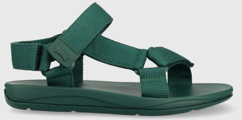 Sandále Camper Webbing pánske, zelená farba, K100539.022