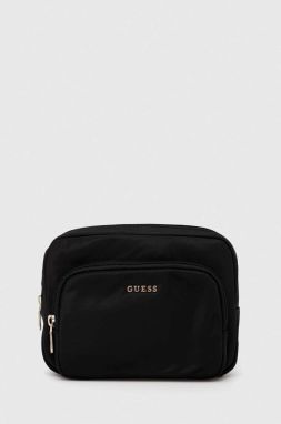 Kozmetická taška Guess čierna farba