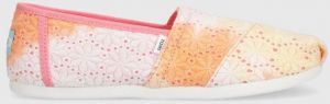 Espadrilky Toms Alpargata oranžová farba