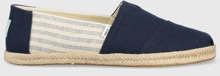 Espadrilky Toms Alpargata Rope tmavomodrá farba, 10019897