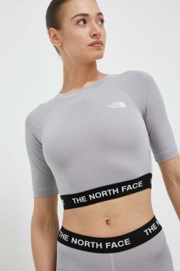 Tréningové tričko The North Face šedá farba