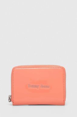 Peňaženka Tommy Jeans dámsky, ružová farba