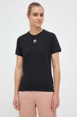 Tričko adidas Originals dámsky, čierna farba
