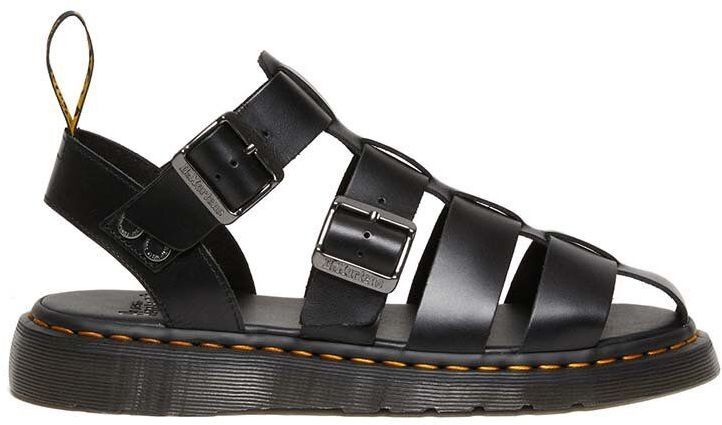 Kožené sandále Dr. Martens Garin dámske, čierna farba,  DM30766001