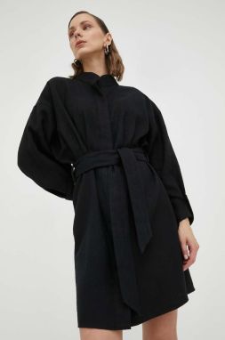Šaty Undress Code čierna farba, mini, rovný strih