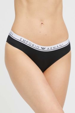 Nohavičky Emporio Armani Underwear 2-pak čierna farba