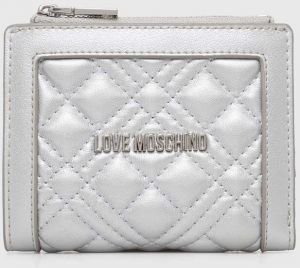 Peňaženka Love Moschino dámsky, šedá farba