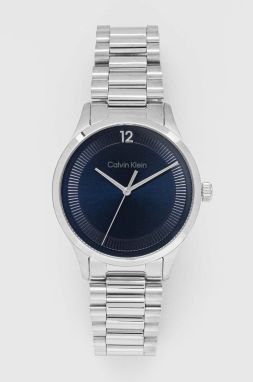 Hodinky Calvin Klein 25200225 pánske, strieborná farba